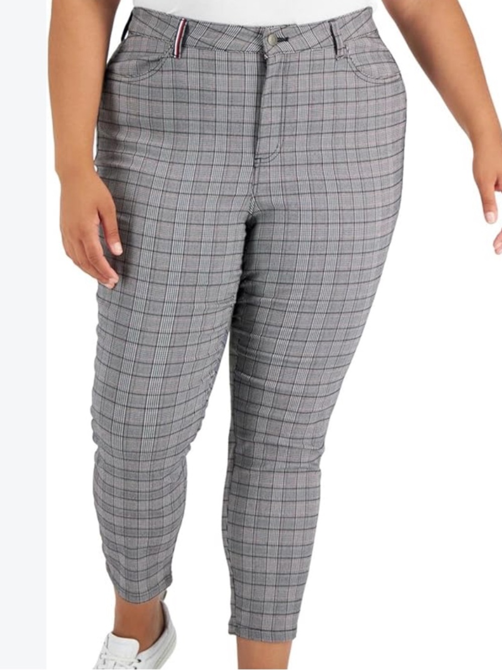Tommy Hilfiger women's Plaid Skinny Dress Pants